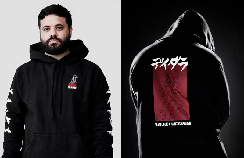 Liquid x Naruto The Akatsuki Collection Deidara Hoodie © Team Liquid store