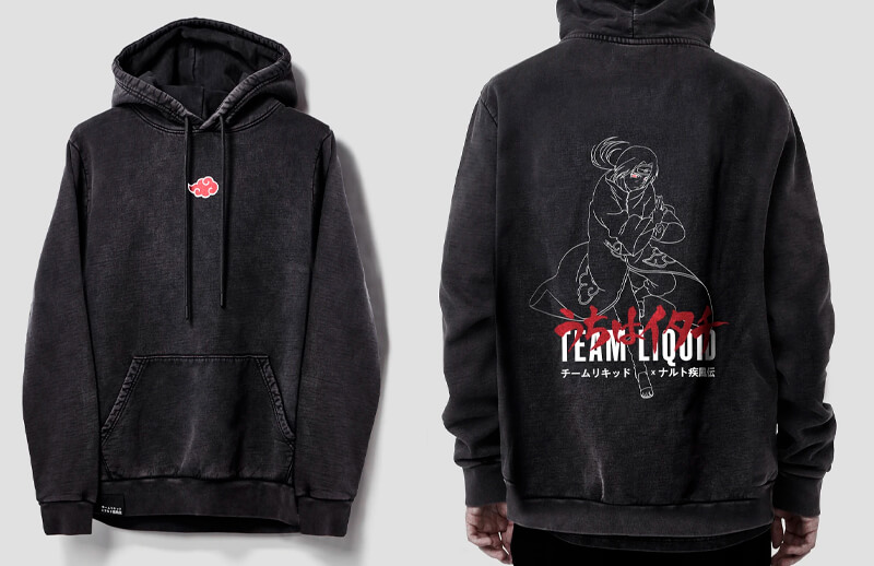 Liquid x Naruto The Akatsuki Collection Itachi Hoodie © Team Liquid store