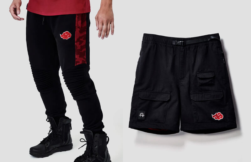 Liquid x Naruto The Akatsuki Collection Joggers and Shorts © Team Liquid store