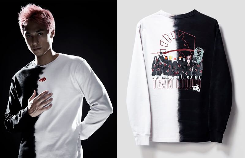 Liquid x Naruto The Akatsuki Collection Zetsu long sleeve T-shirt © Team Liquid store