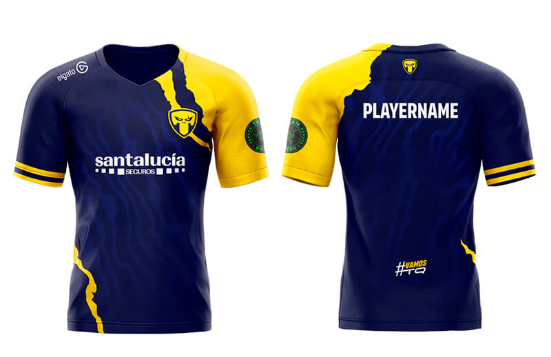Team Queso 2022 official Player Jersey back and front © Team Queso shop