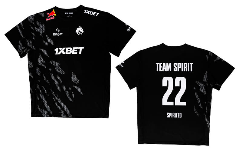 Team Spirit 2022 Official Jersey - Back and Front © Team Spirit shop