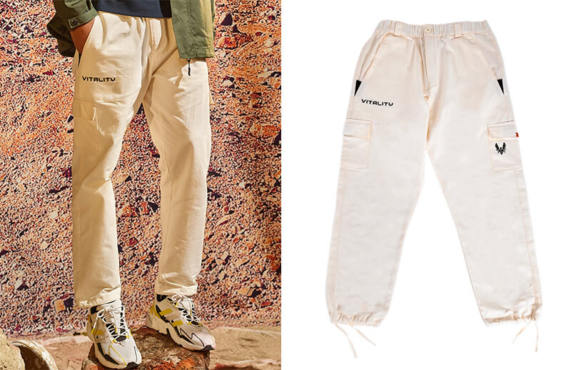 Vitality Bee The Drip Blue Beige cargo Pants © Team Vitality shop