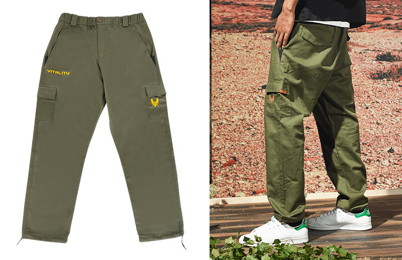 Vitality Bee The Drip Blue Green cargo Pants © Team Vitality shop