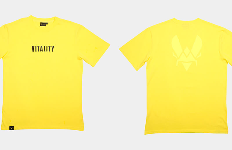 Team Vitality Summer 2022 Yellow T-shirt © Team Vitality shop