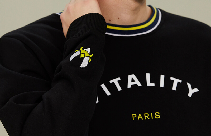 Team Vitality Summer 2022 black Sweatshirt © Team Vitality shop