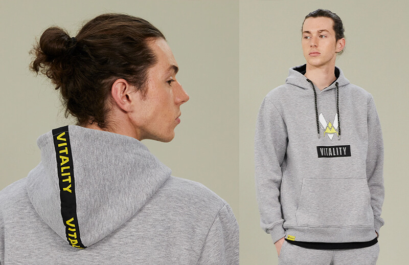 Team Vitality Summer 2022 grey Hoodie © Team Vitality shop