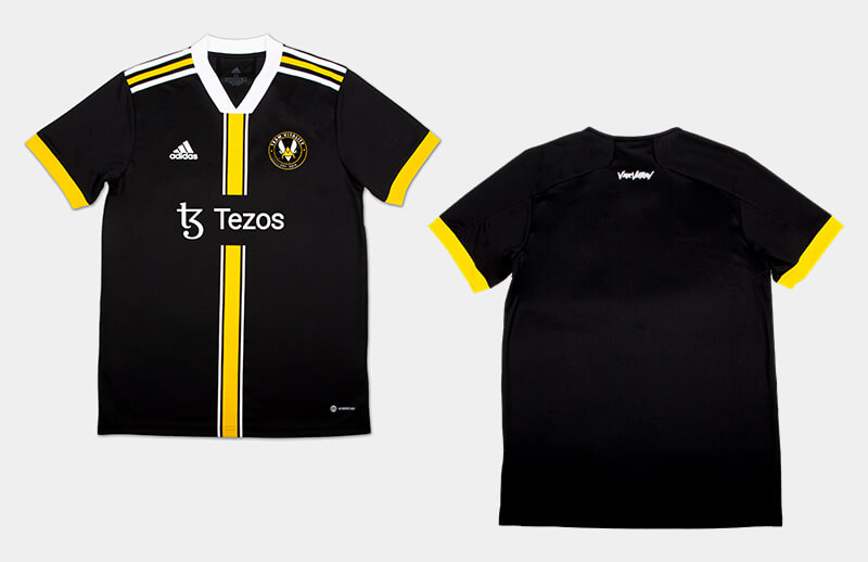Team Vitality x Adidas 2022 Official Player Jersey front and back © Team Vitality shop
