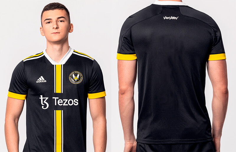 Team Vitality x Adidas 2022 Official Player Jersey model © Team Vitality shop