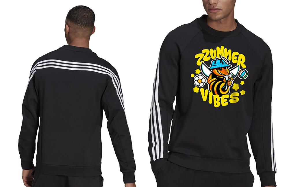ZZUMMER VIBES Adidas sweatshirt © Team Vitality shop