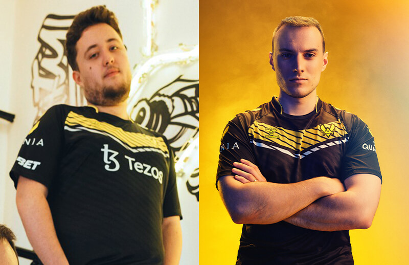 Team Vitality x Hummel 2023 Jersey Perkz and Zywoo © Team Vitality shop