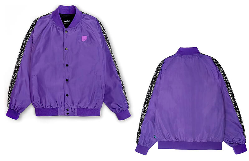 Twitch Disco Bomber Jacket Front and Back © Amazon Twitch shop