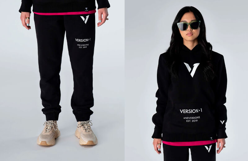 Version1 new Essentials Hoodie and Joggers © Version1 shop