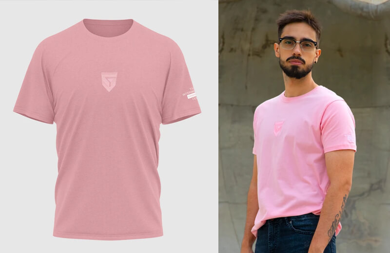 Giants Essentials pink T-shirt © Giants shop
