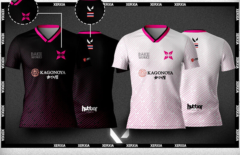 XERXIA new 2023 Esports Jerseys © XERXIA shop