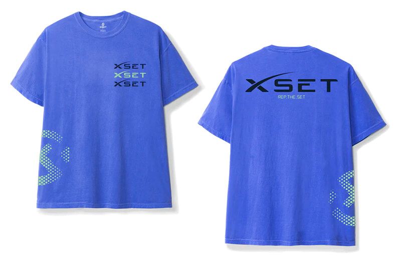 XSET Meta Exploration Blue T-shirt © XSET shop