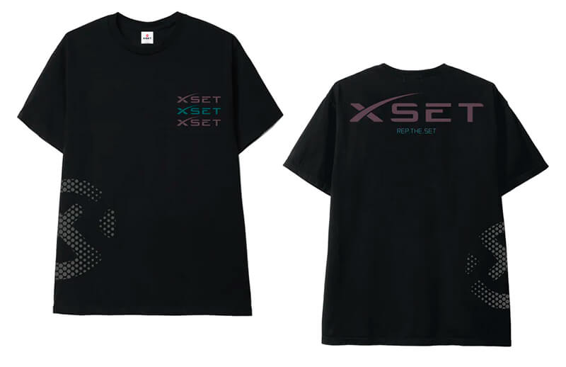 XSET Meta Exploration Triple stack T-shirt © XSET shop