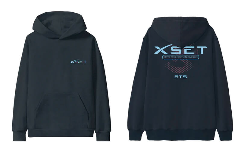 XSET Meta Exploration black Hoodie © XSET shop