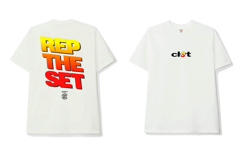 XSET x Clot White T-shirt © XSET shop