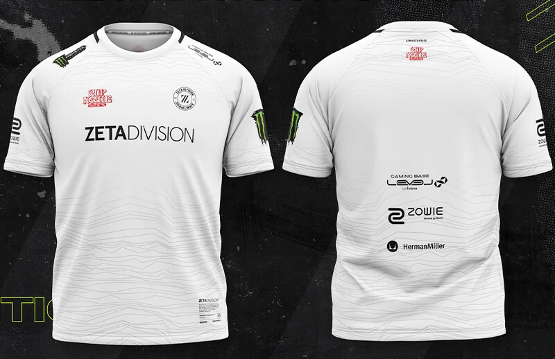 ZETA DIVISION 2022-2023 Official Jersey © Zeta Division store