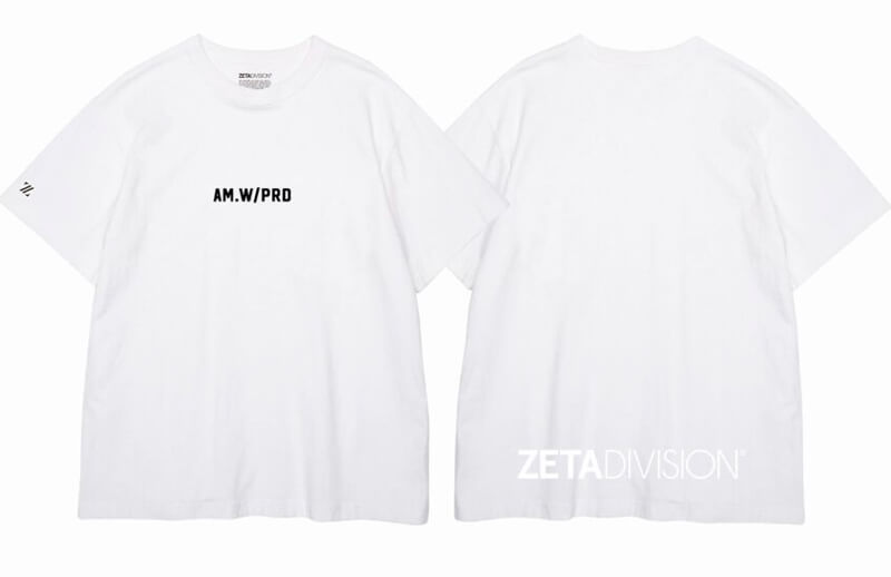 Zeta Division 2022 Spring AMW PRD white T-shirt © Zeta Division shop
