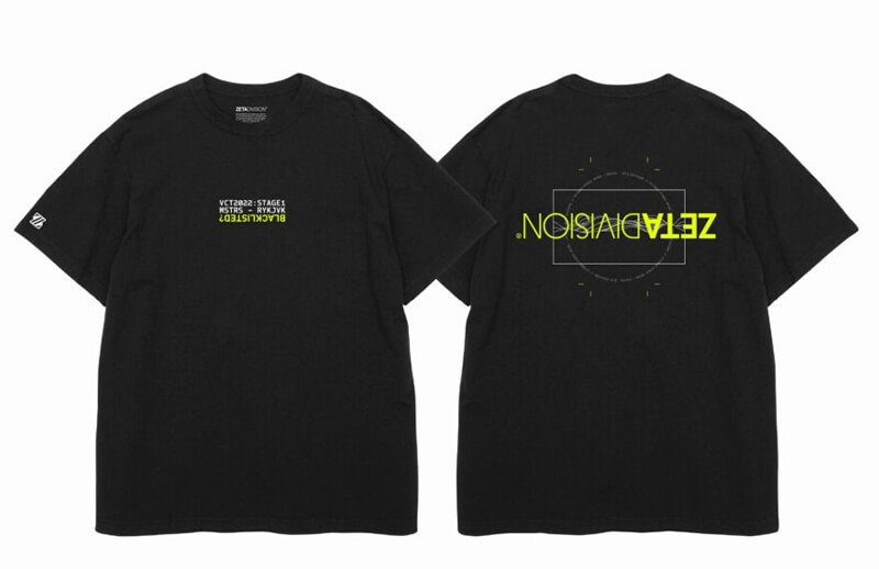 Zeta Division 2022 Blacklisted black T-shirt © Zeta Division shop